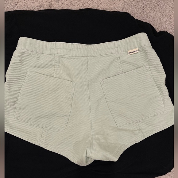 Billabong Size 28 Corduroy Shorts, soft mint green. - Picture 2 of 8